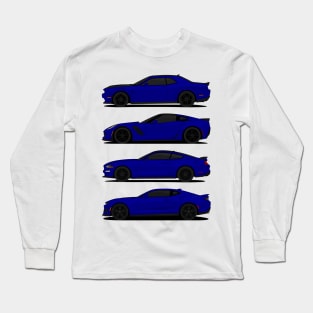 AMERICAN MUSCLE NAVY Long Sleeve T-Shirt